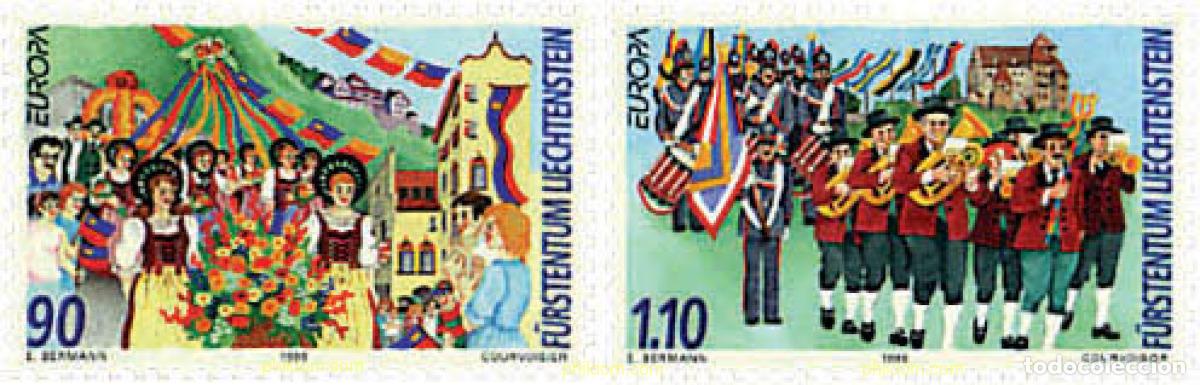 Sellos: 77729 MNH LIECHTENSTEIN 1998 EUROPA CEPT. FESTIVALES Y FIESTAS NACIONALES