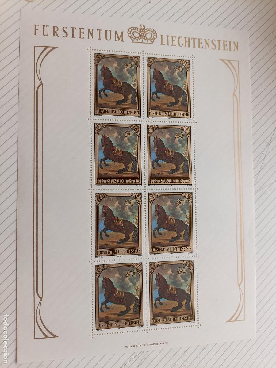 Sellos: Liechtenstein 1978. Hojita nueva