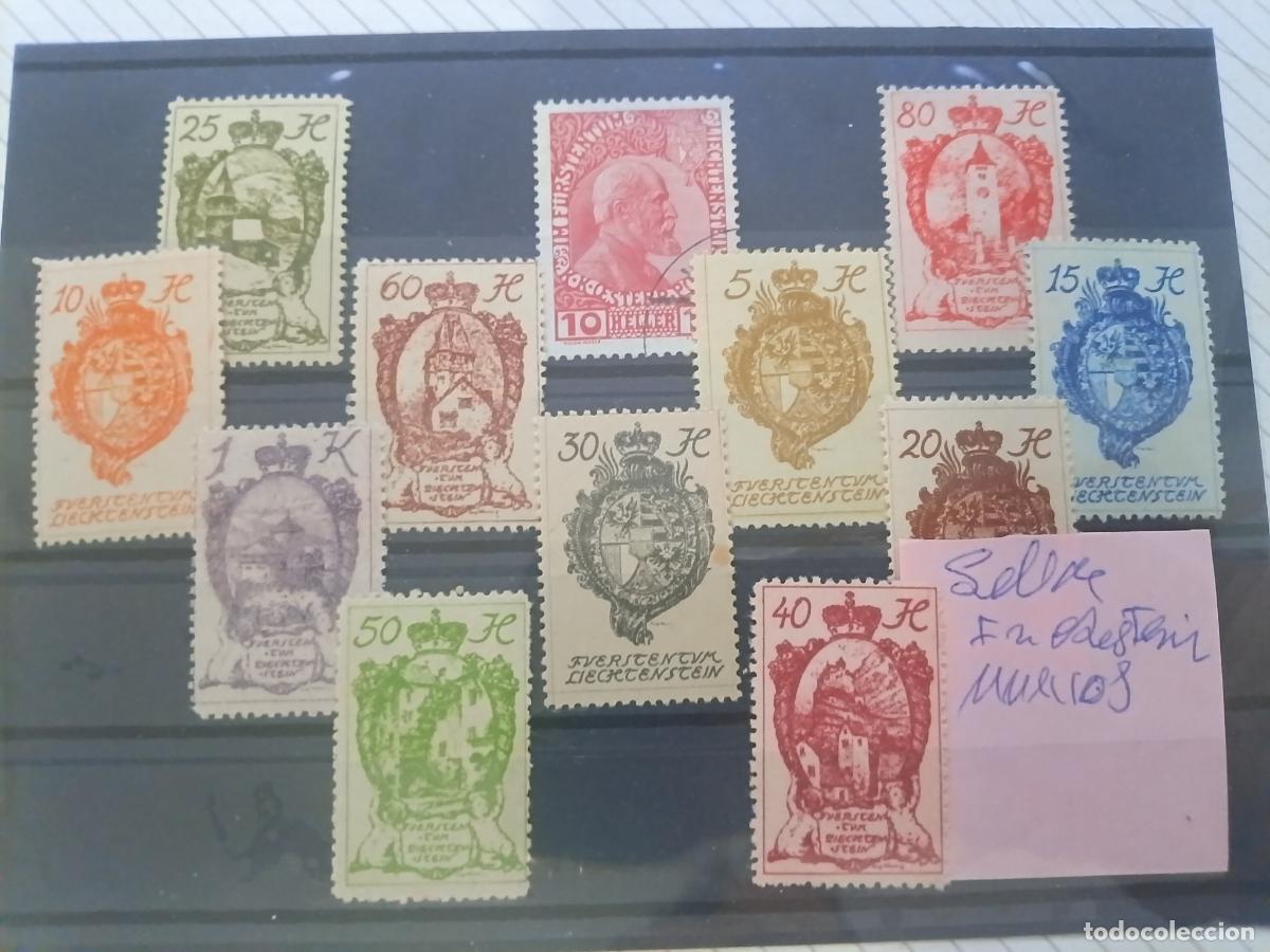 Sellos: Liechtenstein. Lote de sellos