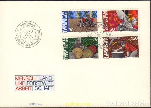 Sellos: 417219 MNH LIECHTENSTEIN 1982 EL HOMBRE Y EL TRABAJO