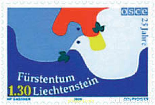 Sellos: 80193 MNH LIECHTENSTEIN 2000 25 ANIVERSARIO DE LA OSCE