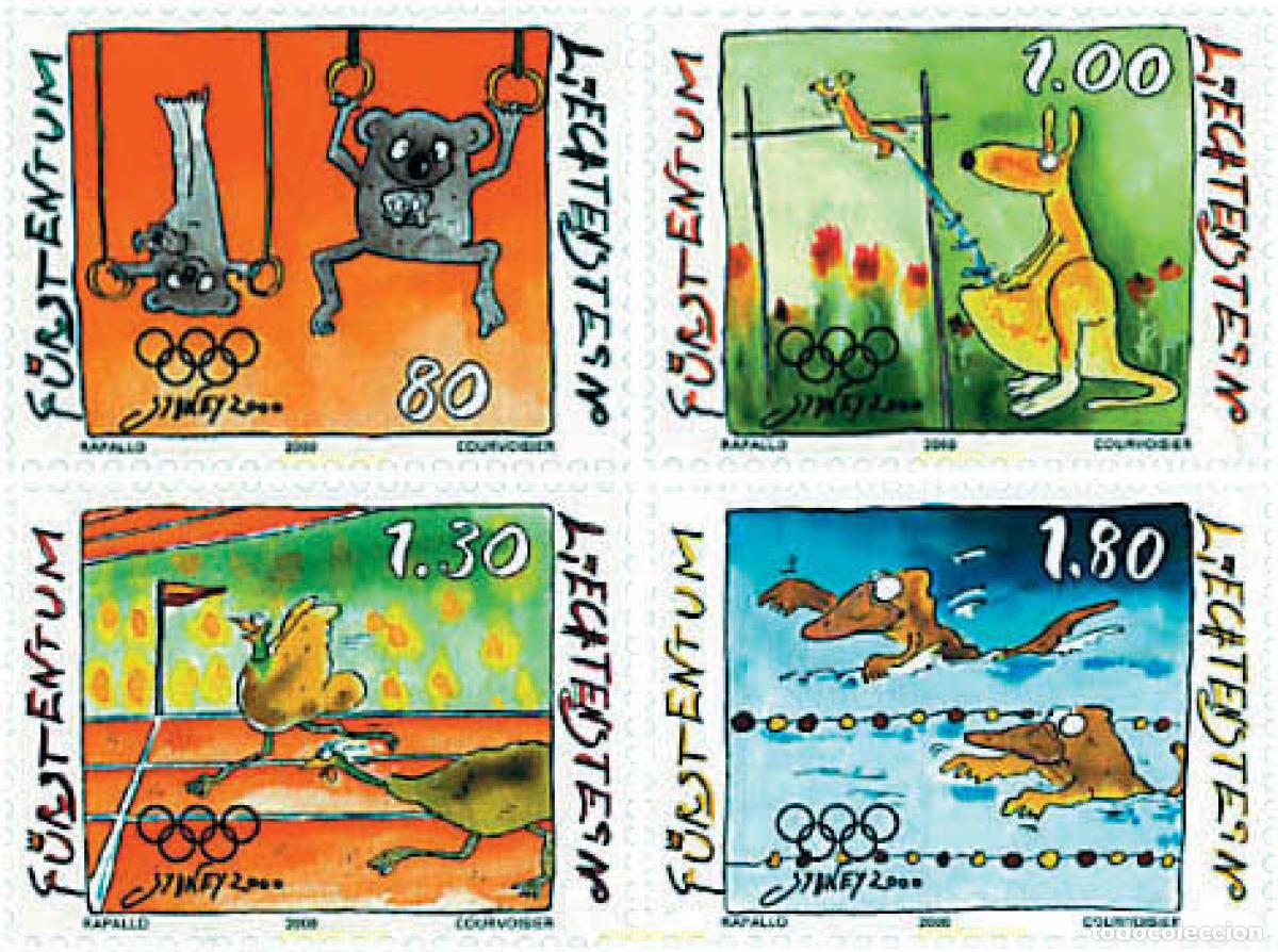 Sellos: 82287 MNH LIECHTENSTEIN 2000 27 JUEGOS OLIMPICOS VERANO SYDNEY 2000