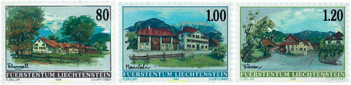 Sellos: 80190 MNH LIECHTENSTEIN 1999 VISTAS DE PUEBLOS