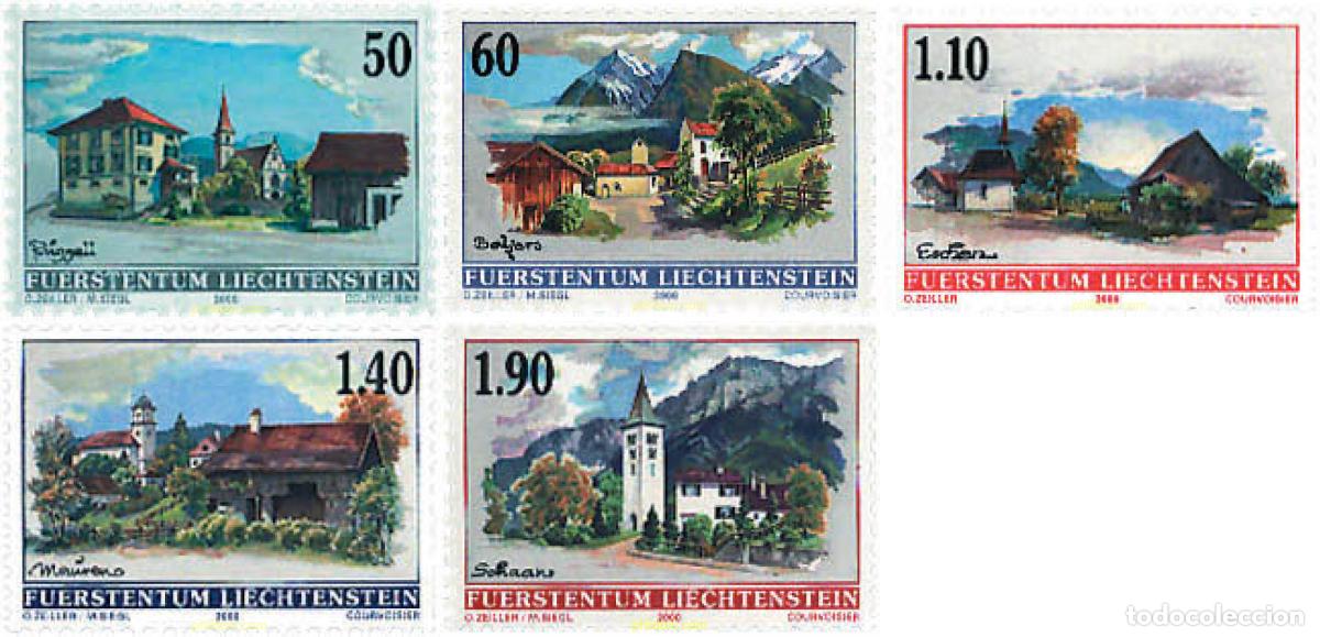 Sellos: 80192 MNH LIECHTENSTEIN 2000 VISTAS DE PUEBLOS