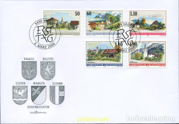 Sellos: 218490 MNH LIECHTENSTEIN 2000 VISTAS DE PUEBLOS