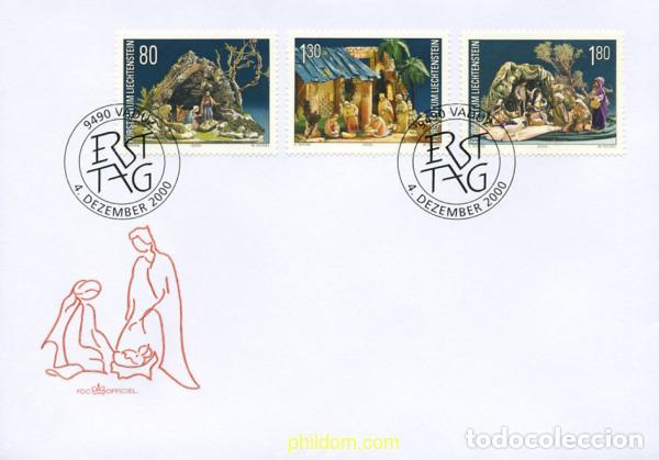 Sellos: 218491 MNH LIECHTENSTEIN 2000 NAVIDAD. PESEBRES