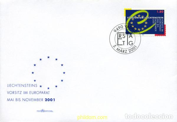 Sellos: 218477 MNH LIECHTENSTEIN 2001 CONSEJO DE EUROPA