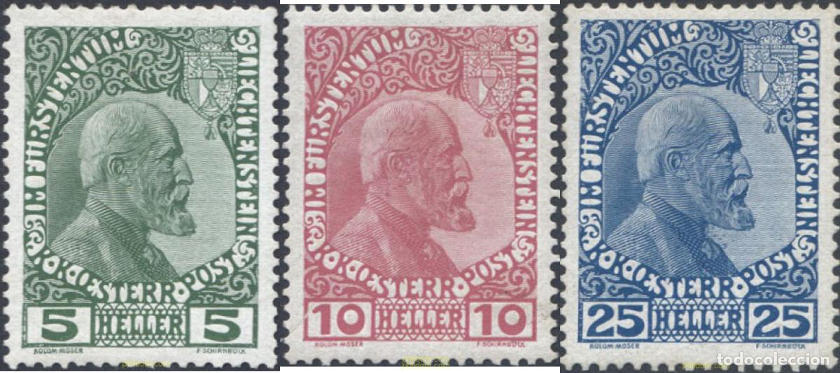 Sellos: 654394 HINGED LIECHTENSTEIN 1912 PRINCIPE JOHANN II