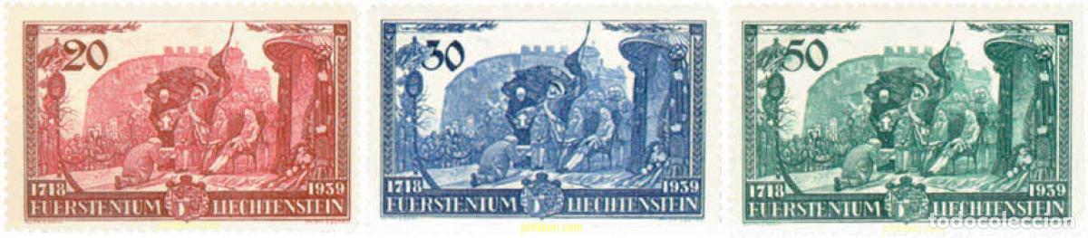 Sellos: 82148 MNH LIECHTENSTEIN 1939 LLEGADA AL TRONO DEL PRINCIPE FRANZ JOSEPH II