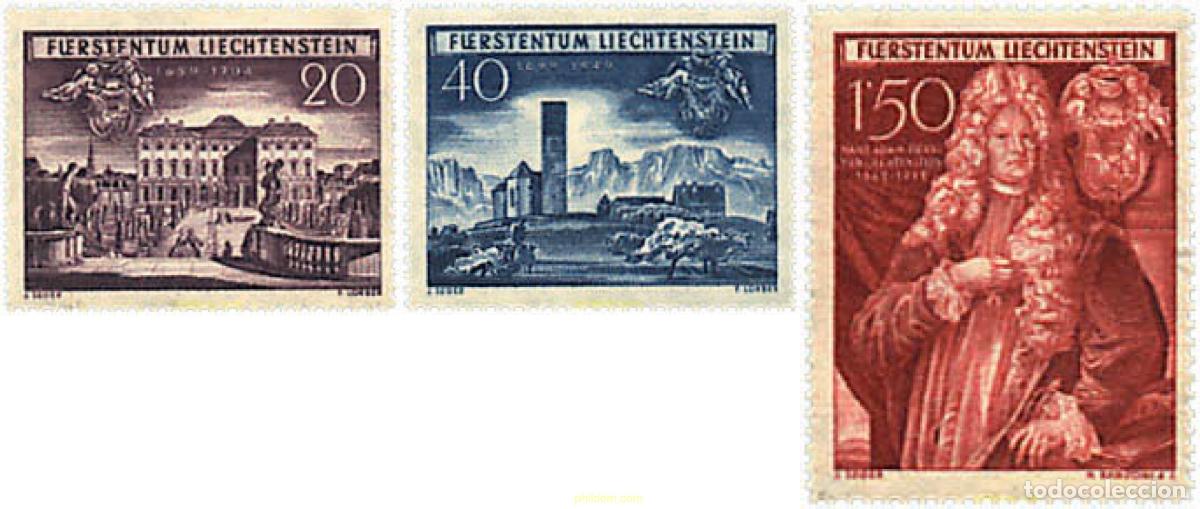 Sellos: 78273 MNH LIECHTENSTEIN 1949 250 ANIVERSARIO DE LA ADQUISICION DE SCHELLENBERG