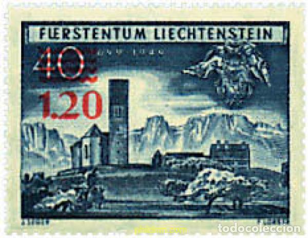 Sellos: 77557 MNH LIECHTENSTEIN 1952 IGLESIA DE BENDERN