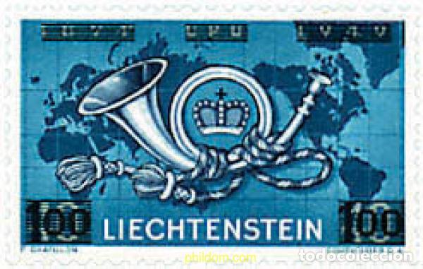 Sellos: 82955 MNH LIECHTENSTEIN 1950 75 ANIVERSARIO DE LA UPU