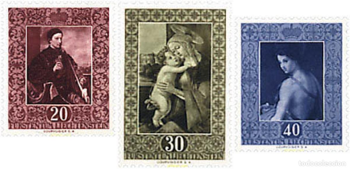 Sellos: 339237 HINGED LIECHTENSTEIN 1952 PINTURAS DE LA GALERIA DEL PRINCIPADO