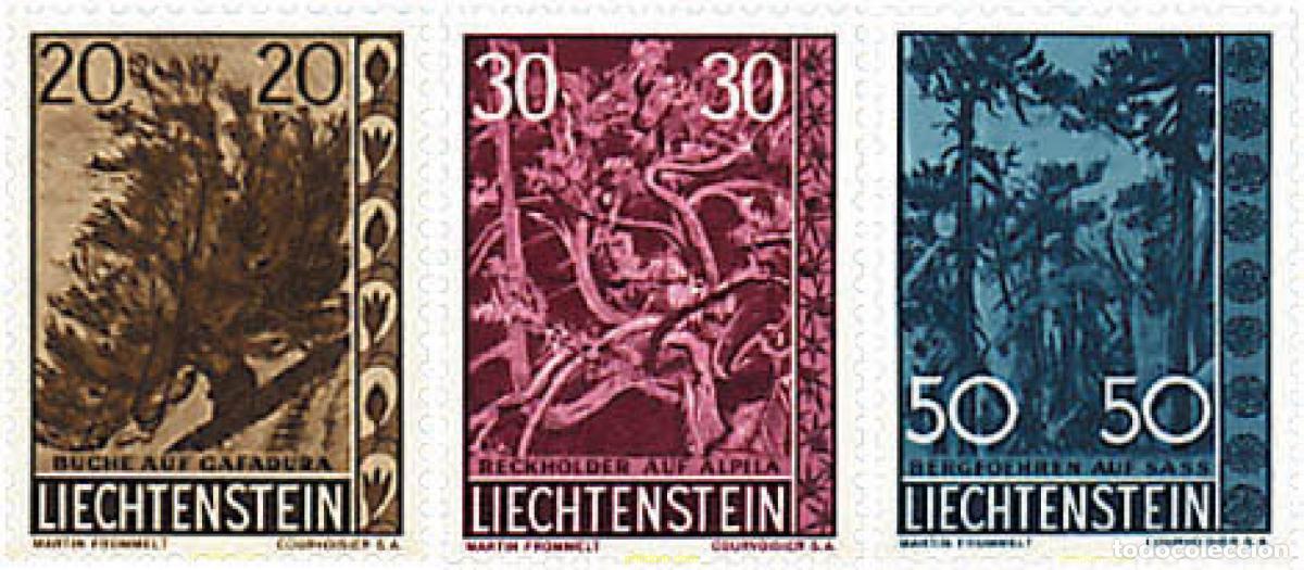 Selos: 77574 MNH LIECHTENSTEIN 1960 ARBOLES Y ARBUSTOS