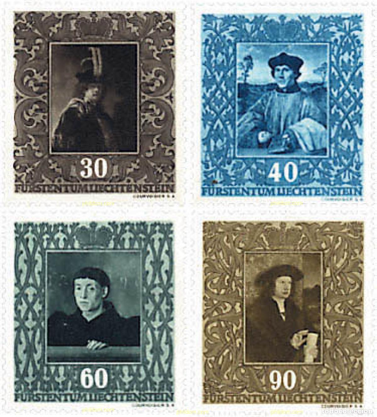 Selos: 339232 HINGED LIECHTENSTEIN 1949 PINTURAS DE LA GALERIA DEL PRINCIPADO