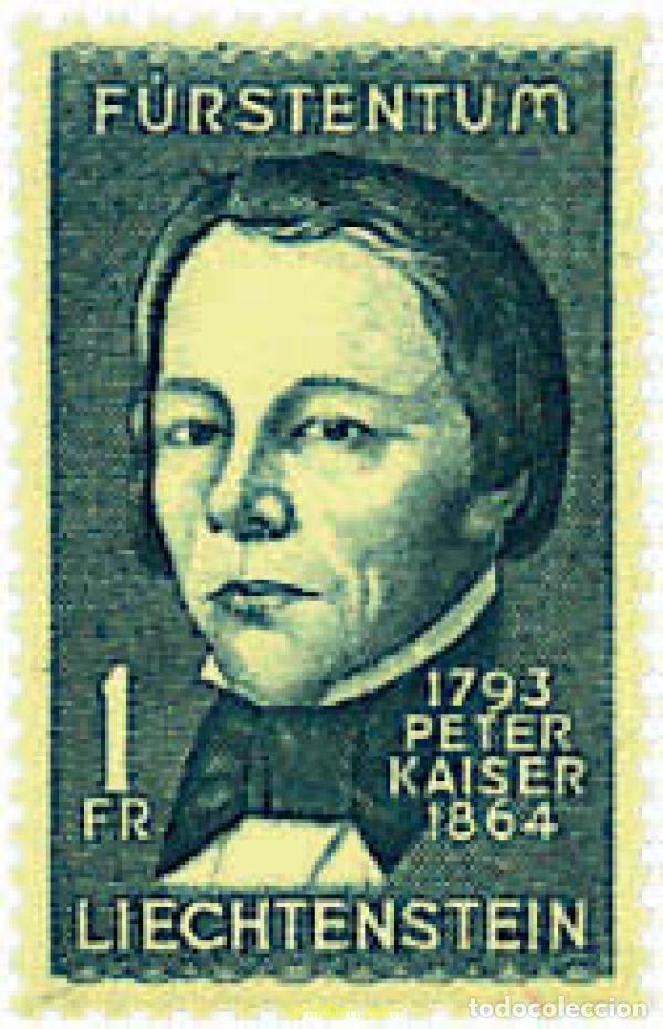 Francobolli: 84855 MNH LIECHTENSTEIN 1964 CENTENARIO DE LA MUERTE DE PETER KAISER