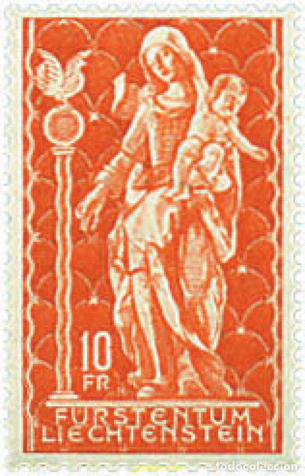Timbres: 81632 MNH LIECHTENSTEIN 1965 LA VIRGEN CON EL NI&Ntilde;O