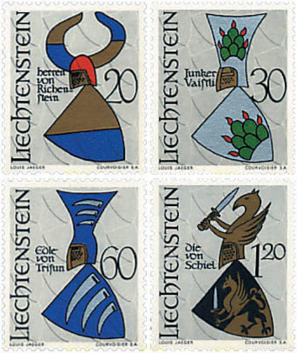 Timbres: 79574 MNH LIECHTENSTEIN 1966 ESCUDOS DE LIECHTENSTEIN