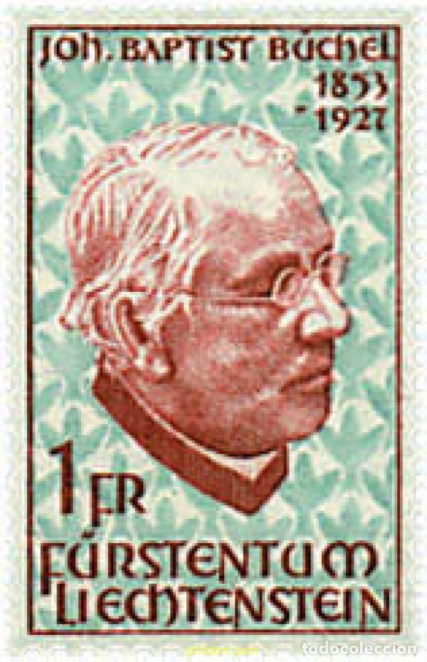 Sellos: 79578 MNH LIECHTENSTEIN 1967 40 ANIVERSARIO DE LA MUERTE DEL HISTORIADOR Y PEDAGOGO JOHANN-BAPTIST