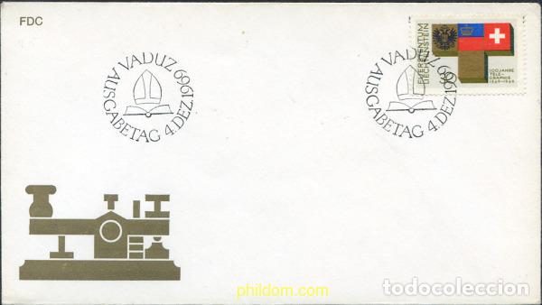 Sellos: 252015 MNH LIECHTENSTEIN 1969 CENTENARIO DEL TELEGRAFO
