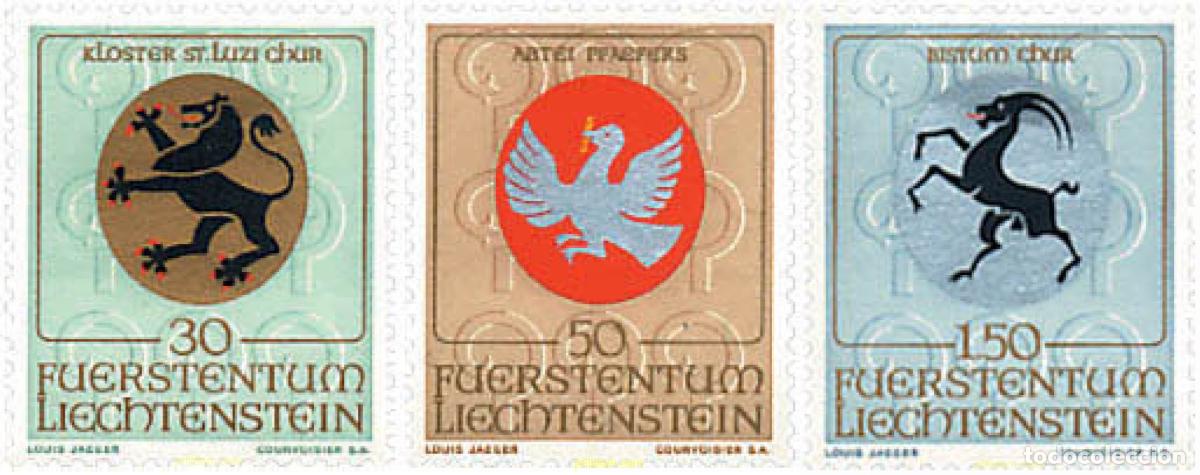 Sellos: 77591 MNH LIECHTENSTEIN 1969 ESCUDOS ECLESIASTICOS