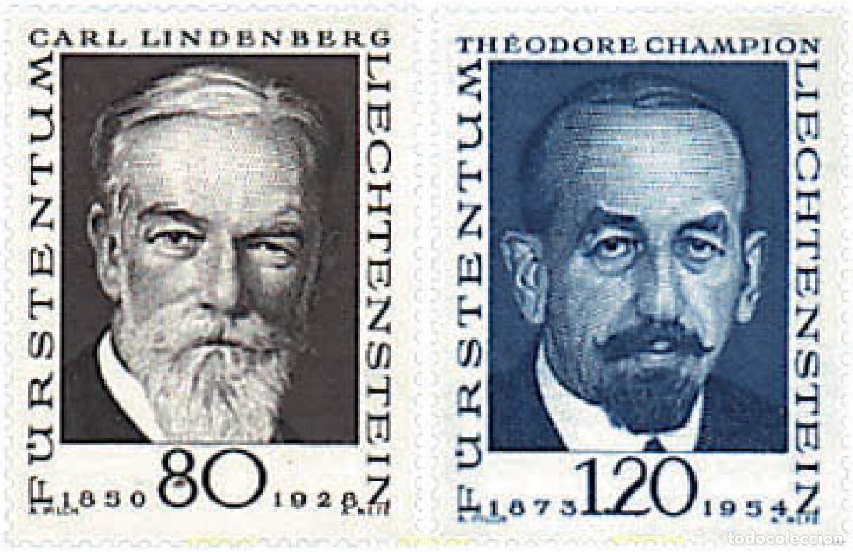 Sellos: 77590 MNH LIECHTENSTEIN 1969 PIONEROS DE LA FILATELIA