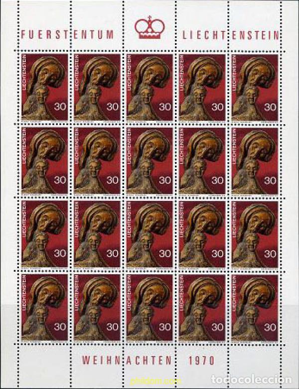 Sellos: 208161 MNH LIECHTENSTEIN 1970 NAVIDAD