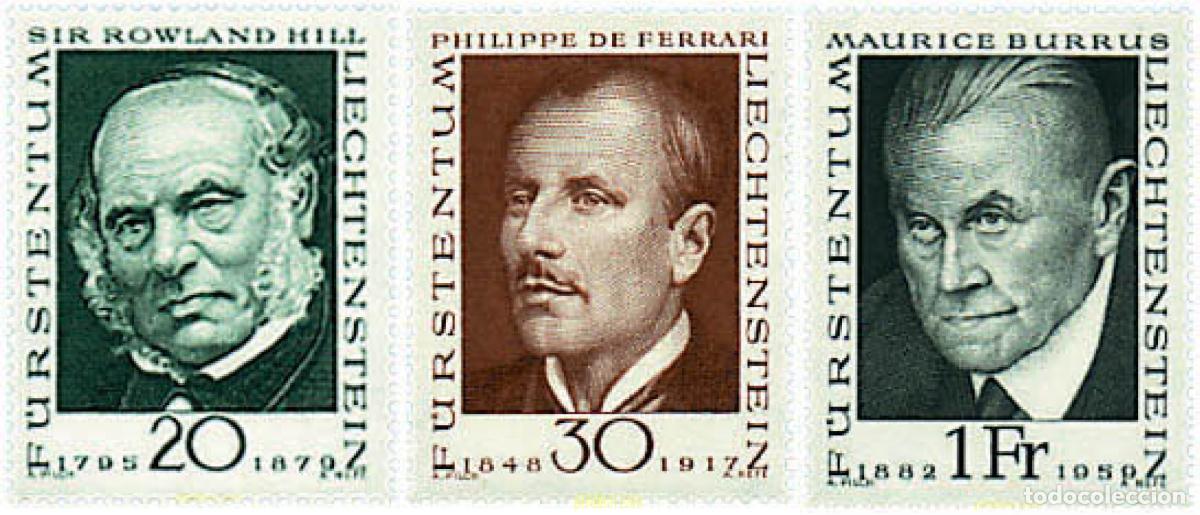 Sellos: 77586 MNH LIECHTENSTEIN 1968 PIONEROS DE LA FILATELIA