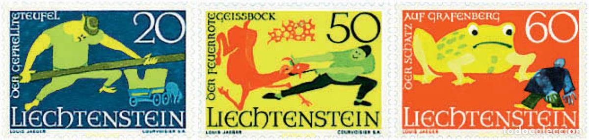Sellos: 77592 MNH LIECHTENSTEIN 1969 LEYENDAS DE LIECHTENSTEIN