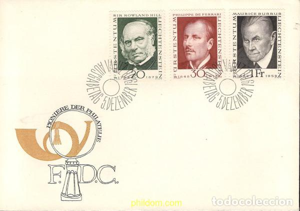 Sellos: 427218 MNH LIECHTENSTEIN 1968 PIONEROS DE LA FILATELIA