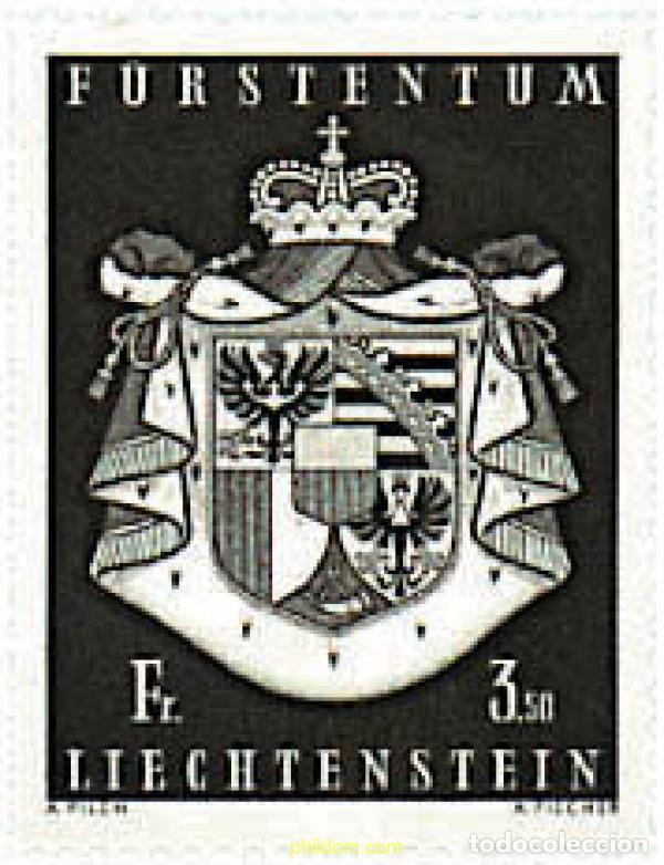 Sellos: 77588 MNH LIECHTENSTEIN 1969 ESCUDO DE ARMAS DEL PRINCIPADO