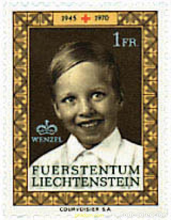 Sellos: 77593 MNH LIECHTENSTEIN 1970 25 ANIVERSARIO DE LA CRUZ ROJA DE LIECHTESTEIN
