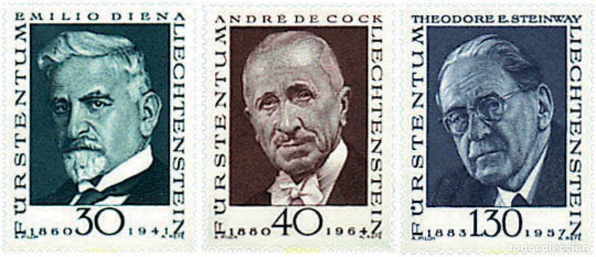Sellos: 77598 MNH LIECHTENSTEIN 1972 PIONEROS DE LA FILATELIA