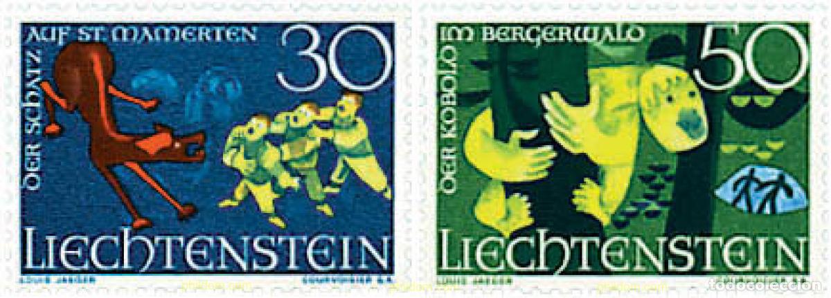 Sellos: 573456 MNH LIECHTENSTEIN 1968 LEYENDAS DE LIECHTENSTEIN