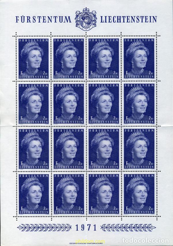 Sellos: 339250 MNH LIECHTENSTEIN 1971 PRINCESA GEORGINA DE LIECHTENSTEIN