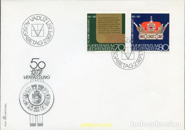 Francobolli: 252021 MNH LIECHTENSTEIN 1971 50 ANIVERSARIO DE LA CONSTITUCION