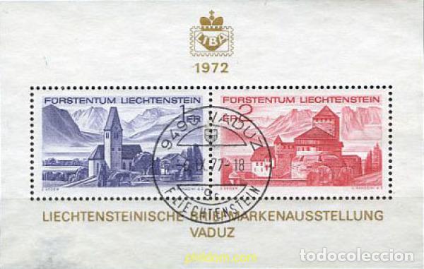 Francobolli: 218249 USED LIECHTENSTEIN 1972 LIBA 72. EXPOSICION FILATELICA NACIONAL