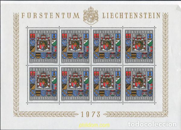Sellos: 12511 MNH LIECHTENSTEIN 1973 ESCUDOS DE ARMAS DEL PRINCIPADO