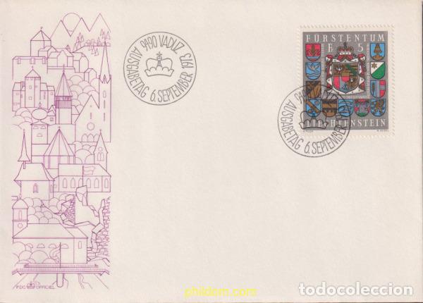 Sellos: 427230 MNH LIECHTENSTEIN 1973 ESCUDOS DE ARMAS DEL PRINCIPADO