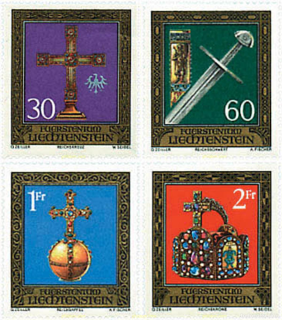Sellos: 77607 MNH LIECHTENSTEIN 1975 JOYAS IMPERIALES