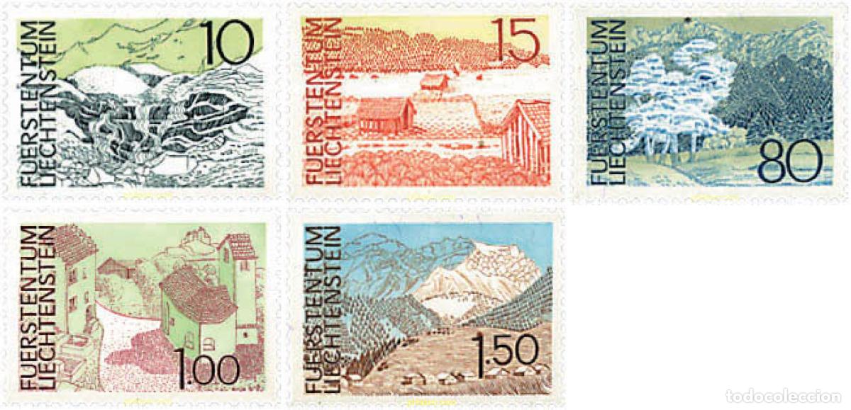 Sellos: 80774 MNH LIECHTENSTEIN 1972 PAISAJES