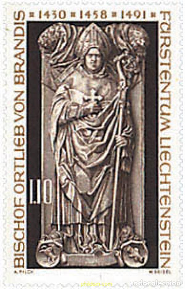 Sellos: 81638 MNH LIECHTENSTEIN 1976 OBISPO ORTLIEB VON BRANDIS