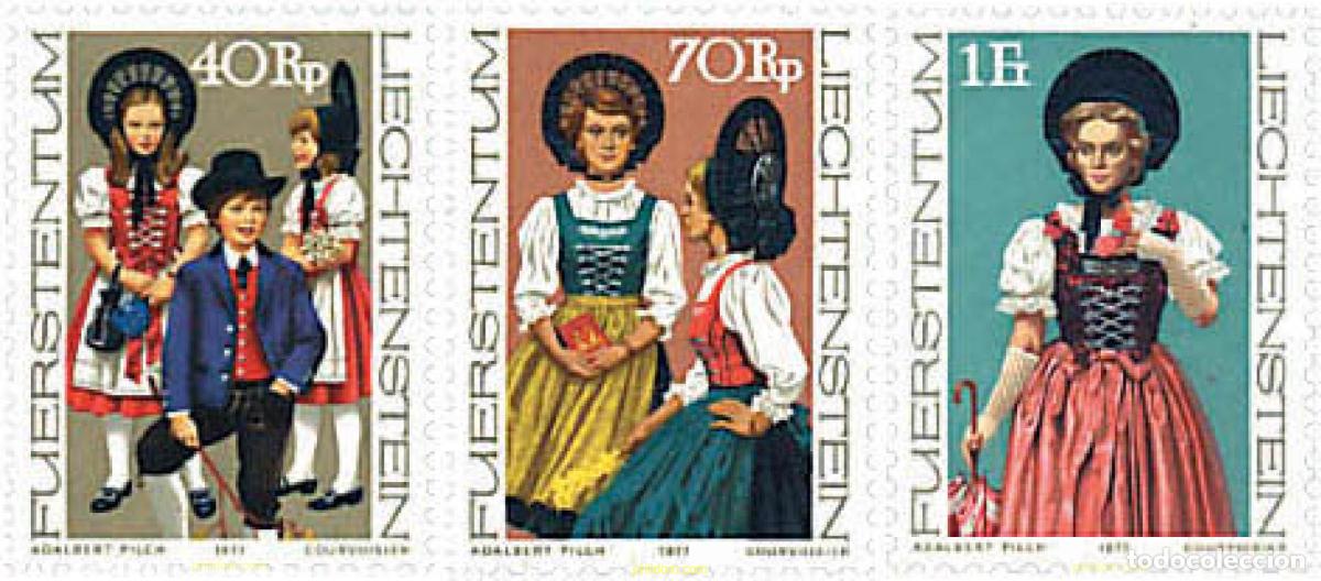 Briefmarken: 77733 MNH LIECHTENSTEIN 1977 COSTUMBRES Y FIESTAS POPULARES