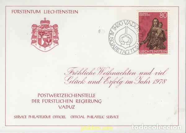 Briefmarken: 645073 MNH LIECHTENSTEIN 1977 NAVIDAD. ESCULTURAS BARROCAS DE ERASMUS KERN