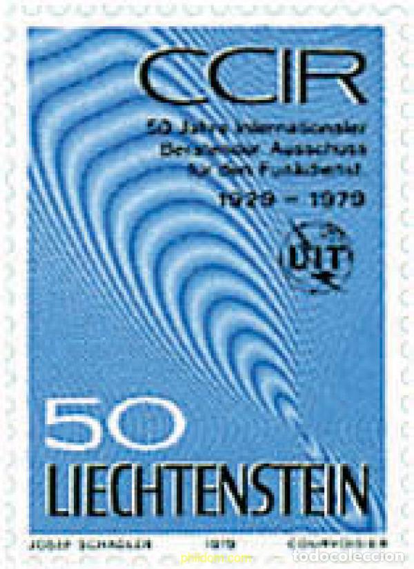 Sellos: 77625 MNH LIECHTENSTEIN 1979 30 ANIVERSARIO DEL COMITE CONSULTOR INTERNACIONAL DE RADIOCOMUNICACION
