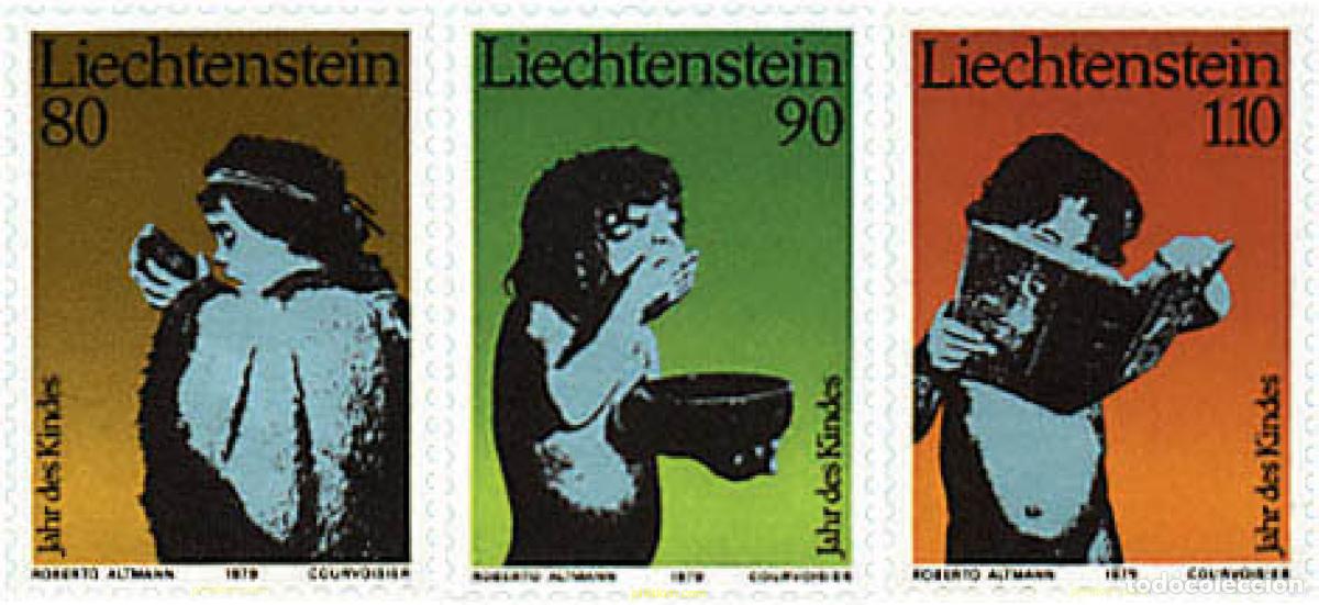 Sellos: 80787 MNH LIECHTENSTEIN 1979 A&Ntilde;O INTERNACIONAL DE LA INFANCIA