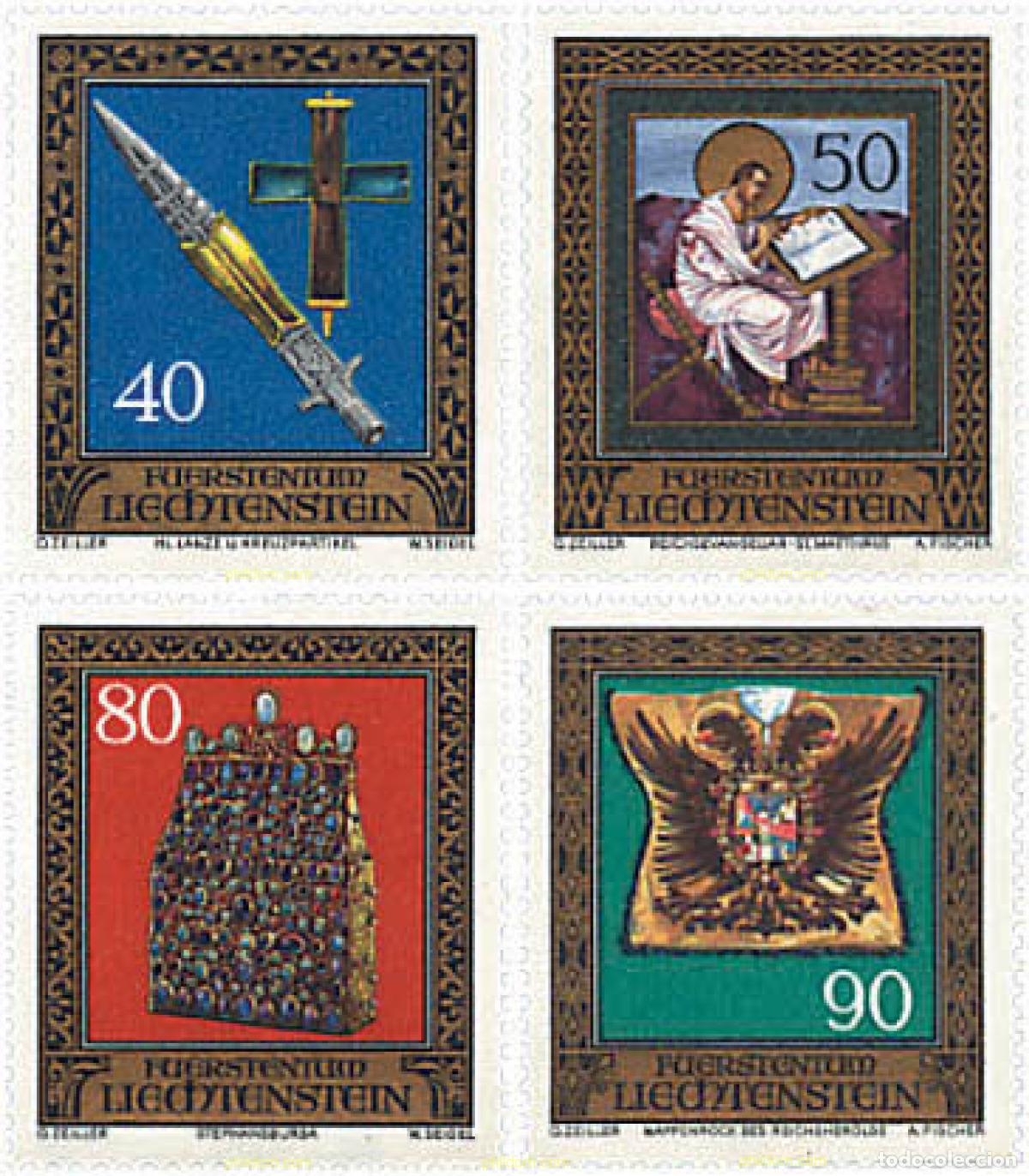 Sellos: 77622 MNH LIECHTENSTEIN 1977 JOYAS IMPERIALES