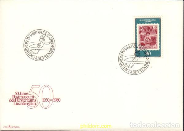 Sellos: 427255 MNH LIECHTENSTEIN 1980 50 ANIVERSARIO DEL MUSEO POSTAL