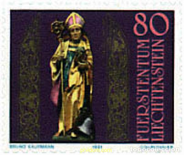 Sellos: 77641 MNH LIECHTENSTEIN 1981 1600 ANIVERSARIO DE SAN TEODORO