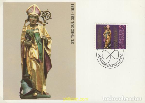 Stamps: 643966 MNH LIECHTENSTEIN 1981 1600 ANIVERSARIO DE SAN TEODORO